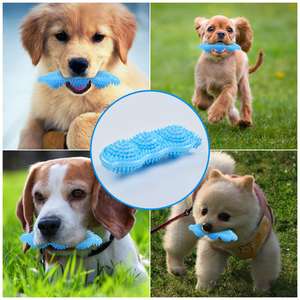 Jouets à mâcher pour animaux de compagnie Petits chiens Jouets propres à 360 ° Convient 2-8 mois Nettoyage des dents du chiot et massage des gencives Jouet interactif pour chien - Product Image 5