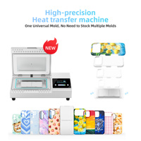 Presse à chaud pour sublimation, machine de transfert 3D sous vide pour coques de téléphone, contrôlée par application, compatible PC et TPU, 130°C, chauffe en 2 minutes