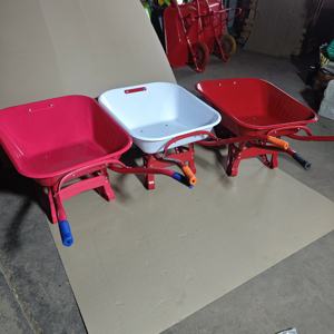 <span class=keywords><strong>Carretilla</strong></span> manual metálica con <span class=keywords><strong>rueda</strong></span> sólida, garantía de 1 año, fácil montaje, bandeja de alta resistencia - Product Image 6