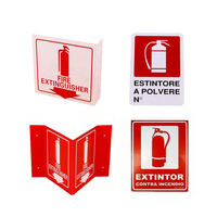 Panneau d'avertissement en plastique Pvc/pp/ps, panneau d'avertissement en plastique imprimé Uv étanche personnalisé
