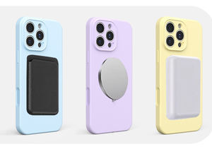 Funda de teléfono móvil de silicona líquida magnética de tacto suave para iPhone 17 Air 16 15 14 13 12 11 Promax Plus accesorios de contraportada - Product Image 2