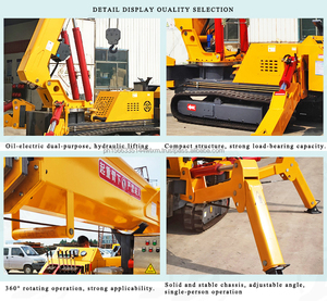 1.5ton 3ton รับน้ำหนักได้5ton แขนแบบยืดหดได้เครนยกรถแมงมุมสำหรับพื้นที่ต่างๆ - Product Image 5