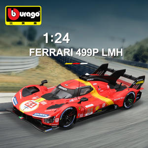 Vera licenza <span class=keywords><strong>Bburago</strong></span> 1:24 F Le Mans 499P modello di <span class=keywords><strong>auto</strong></span> in lega modello di <span class=keywords><strong>auto</strong></span> giocattolo <span class=keywords><strong>auto</strong></span> da corsa amante della decorazione collezione regalo - Product Image 3