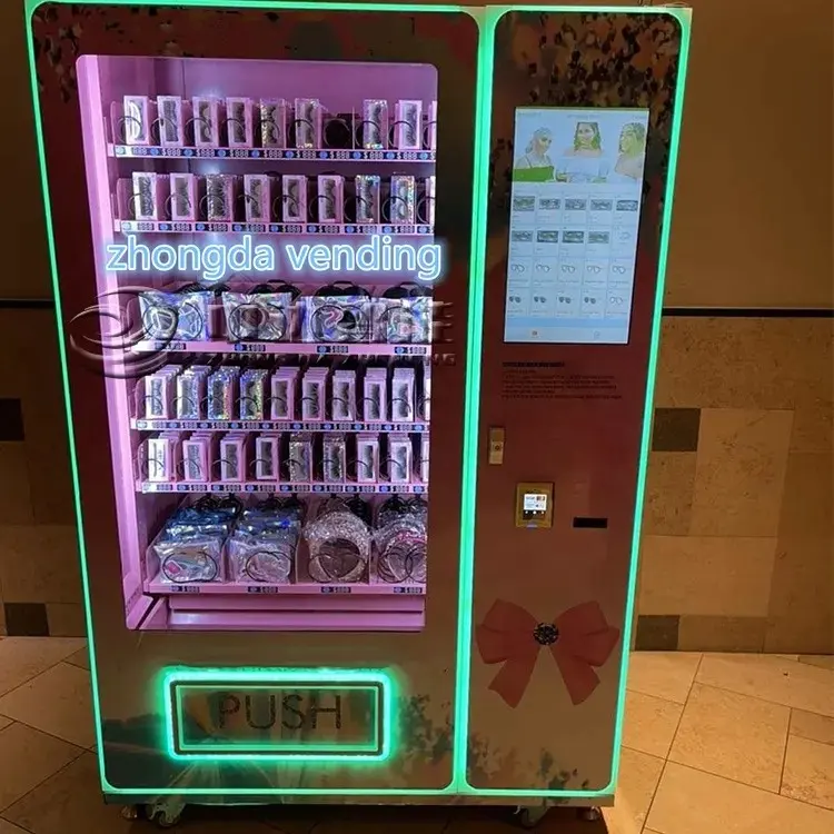 small vending machine mini Makeup Machine for Women Coin/QR Code/Token Payment System with SDK Function for Beauty Products