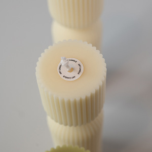 Velas Aromáticas Geométricas de Estilo Nórdico, con Forma de Reloj de Arena, en <span class=keywords><strong>Verde</strong></span> y Crema, para Decoración Minimalista del Hogar - Product Image 4