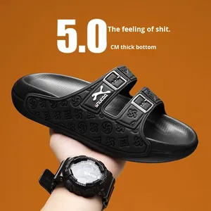 Chaussures d'été pour hommes, antidérapantes, résistantes à l'usure et tongs de plage à une seule ligne - Product Image 3