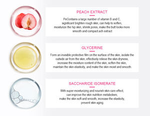 Mascarilla Facial Vegana, Cruelty-Free, con Fórmula de Melocotón, Reafirmante, Lifting y Suavizante para el Cuerpo Femenino, para el Cuidado de los Senos, el Pecho y el Busto - Product Image 3