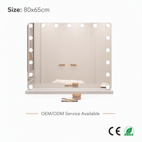 Miroir de maquillage Joystar Hollywood avec ampoules LED à intensité variable 6500K, miroir de vanité éclairé, miroir de maquillage de table pour chambre à coucher