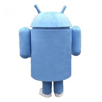 Erwachsene Android Robot Cosplay Maskottchen Maskottchen Phantasie Kostüm