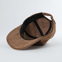 Logo Maatwerk Corduroy Zes Panelen Papa Cap Unisex All Season Borduurwerk In Geweldige Kwaliteit Maatwerk Nieuwe Aankomst