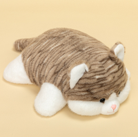 Oreiller animal en peluche douce Jouet animal personnalisé à particules pondérées Jouet animal drôle en peluche renard chien dinosaure raton laveur