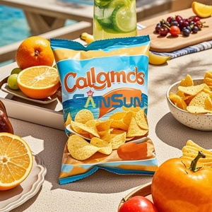 Custom Printed Stand-Up Pouch Food Grade Snacks Packaging for Potato Chips Corn BOPP Material Back-Sealed and Heat Seal - Product Image 5