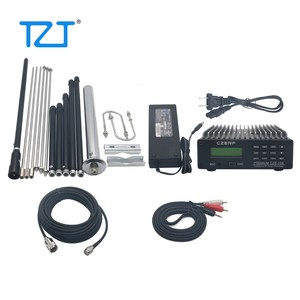 CZE-15B Hamgeek 0.3-15W Transmetteur FM stéréo réglable Contrôle PC Radio sans fil 87MHz ~ 108MHz avec adaptateur secteur + <span class=keywords><strong>antenne</strong></span> - Product Image 1