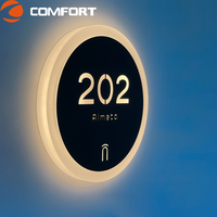 Boîte à lumière LED double face personnalisée en acrylique UV, forme ronde, murale, pour publicité extérieure de vitrine commerciale