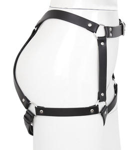 เซ็กซี่หนัง PU กางเกงพรหมจรรย์พร้อมกุญแจมือทางเลือกกางเกงขาสั้นเจ้าชู้ unisex กางเกงชั้นในเครื่องราง - Product Image 6