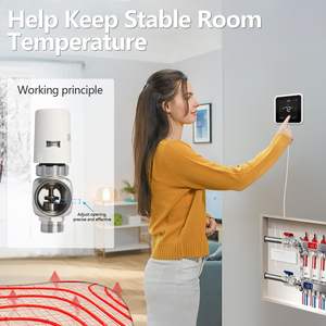 Actionneur thermique MEIBA H30-12 4 fils 24V normalement fermé, filetage M30x1.5, anti-inflammable PC+ABS, durable, pour sols d'hôtels modernes - Product Image 6