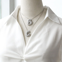 ASJEWELRY-Collar con Inicial de Color Plateado para Mujer, Joyería con Nombre, Cristal Completo, 26 Letras, 2506, Nkeq71