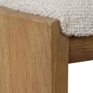 Pouf scandinave moderne, <span class=keywords><strong>banc</strong></span> rembourré en tissu avec pieds en bois, <span class=keywords><strong>petit</strong></span> ottoman en bois pour salon - Product Image 6