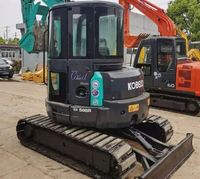 Mini-excavatrice Kobelco SK50 de fabrication japonaise, prix, 5000 kg, petite micro-mini-excavatrice Kobelco