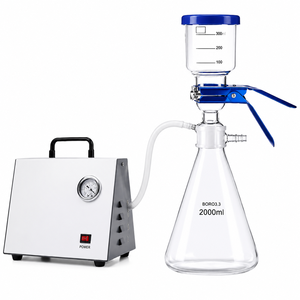 Kit di Apparecchiature per Filtrazione Sottovuoto con Imbuto di Buchner e Membrana per Uso in <span class=keywords><strong>Laboratorio</strong></span> - Product Image 2