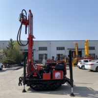 BDM-160T Petite Foreuse de Puits d'Eau sur Chenilles Pneumatique Machine de Forage Pompe à Boue Portable