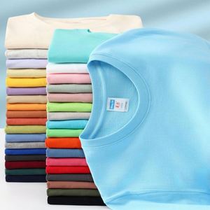 Camisetas de Manga Corta para Hombre, Cuello Redondo, 200 Gramos, 100% Algodón, Estampado Digital, Uniformes de Trabajo, 36 Colores - Product Image 1