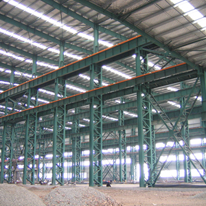 工业轻金属预制钢架结构中国工厂仓库建筑 - Product Image 1