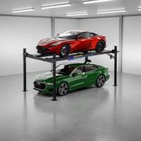 Système de stationnement pour garage à quatre montants, équipement de stationnement pour véhicules, système de stationnement pour garage privé, réparation automobile, stockage, utilisation intérieure et extérieure