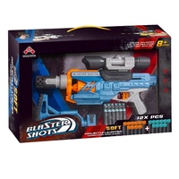 Pistolets jouets à balles molles de vente chaude pour garçons fusil en mousse Blaster pompe-Action baril rotatif avec 6 fléchettes compatibles