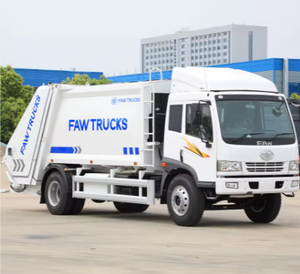 Prix des camions à ordures miniatures FAW Jiefang, camions compacteurs de déchets à vendre en Argentine - Product Image 1