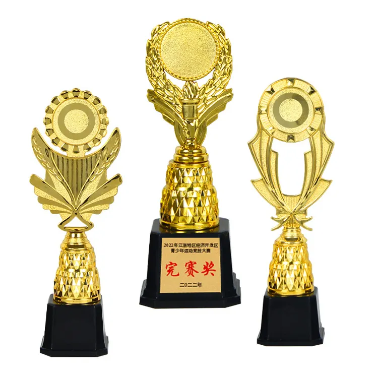 Wholesale New Plastic Children'S Trophies School Student Games Award Souvenir Creative Resin Custom Logo Trophy For Awards