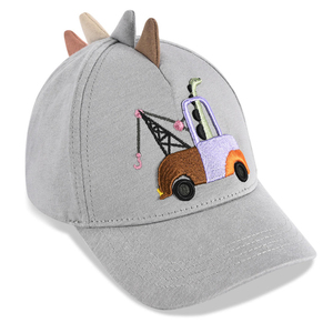 Gorra de Béisbol Deportiva Oxford con Bordado Tridimensional de Dinosaurio y Cuerno, para Niños y Bebés, Primavera-Verano - Product Image 3