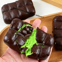 Jouet anti-stress en caoutchouc au chocolat croustillant, emballé individuellement, modèle Shenzhen XY-260013 pour les plus de 18 ans