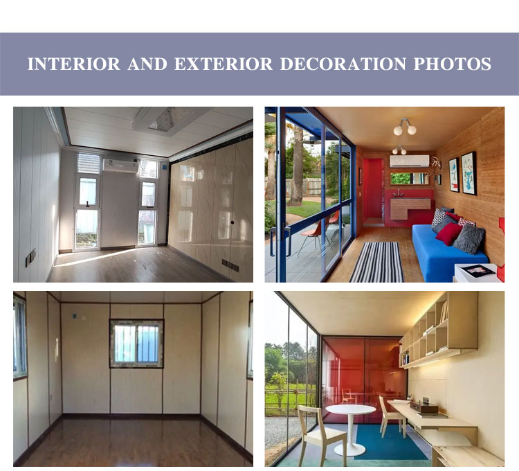 product-750-680 Fast install Steel Structure Fully welded Prefabricated Two layer Luxury villa Prefab Container house