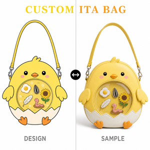 Bolso <span class=keywords><strong>de</strong></span> Hombro Personalizado Tipo Ita con Correa Ajustable, Anillo en D Plateado, Cierre <span class=keywords><strong>de</strong></span> Mosquetón, Cierre <span class=keywords><strong>de</strong></span> Cremallera y Forro Premium - Product Image 1