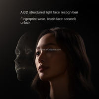 Cerradura Inteligente para Puerta Mijia M40 Pro con Doble Cámara Panorámica, Reconocimiento de Venas de la Palma y Face ID para Control por Aplicación Xiaomi