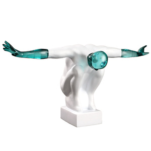 Sculpture Moderne en Résine Faite à la Main, Art Abstrait, Décoration de Table, Design Contemporain, Décoration de Studio - Product Image 5