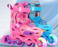 Nouveaux patins à roulettes Freestyle ajustables, 4 roues en PU, pour enfants et adultes, en alliage de carbone, pour extérieur, ABEC-7