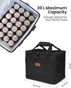 Portable <strong>Insulated</strong> Polyester Lunch Tote Bag Leakproof and Reusable With <strong>Ice</strong> Cream <strong>Container</strong> <strong>for</strong> Work and Meal Prep - Product Image 5