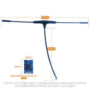 Récepteur longue portée BAYCK 915 MHz 868 MHz double cœur RX Diversity 1.3g Moule privé - Product Image 6