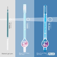 Ensemble de stylos gel acryliques Languo PLUS Edition - Stylos multicolores à pointe neutre 1,0 mm - Largeur d'écriture élevée - Cadeau en plastique haute capacité