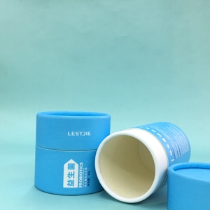 Embalaje de tubo de papel personalizado de alta calidad 2025 con laminación mate y logotipo personalizado impreso para velas cosméticas de té - Product Image 3