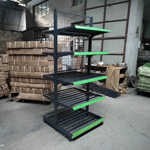 Sou Mi Ka Supermarket Shelves 4 Layers Double-Sided Grid Shelf Heavy Duty Display Shelves - Product Image 2