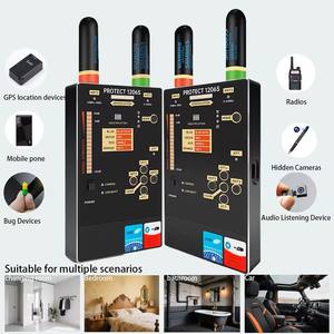 Détecteur de confidentialité PROTECT 1206S, détecte caméra/GPS/piégeur, sensibilité réglable pour la maison/l'hôtel, gadgets anti-espionnage - Product Image 4