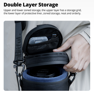 Custodia a Marsupio Ambitful in PVC <span class=keywords><strong>per</strong></span> Obiettivo Fotografico <span class=keywords><strong>per</strong></span> Canon Nikon Sony Fujifilm <span class=keywords><strong>Accessori</strong></span> Fotografici <span class=keywords><strong>per</strong></span> Zaino DSLR - Product Image 4