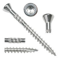Countersunk Flat Head Deck Self Tapping Stainless Steel Hex Head Torx Wood Screws for Wood
