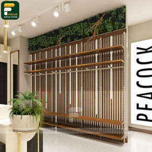 Urban Style Apparel Shop Display Rack Clothing Counter Garment Cabinet Glass Fixture Furniture - Product Image 5