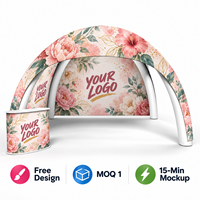 Tente arche gonflable publicitaire – Imperméable, durabilité 25 jours pour stands de salons professionnels et présentoirs de produits