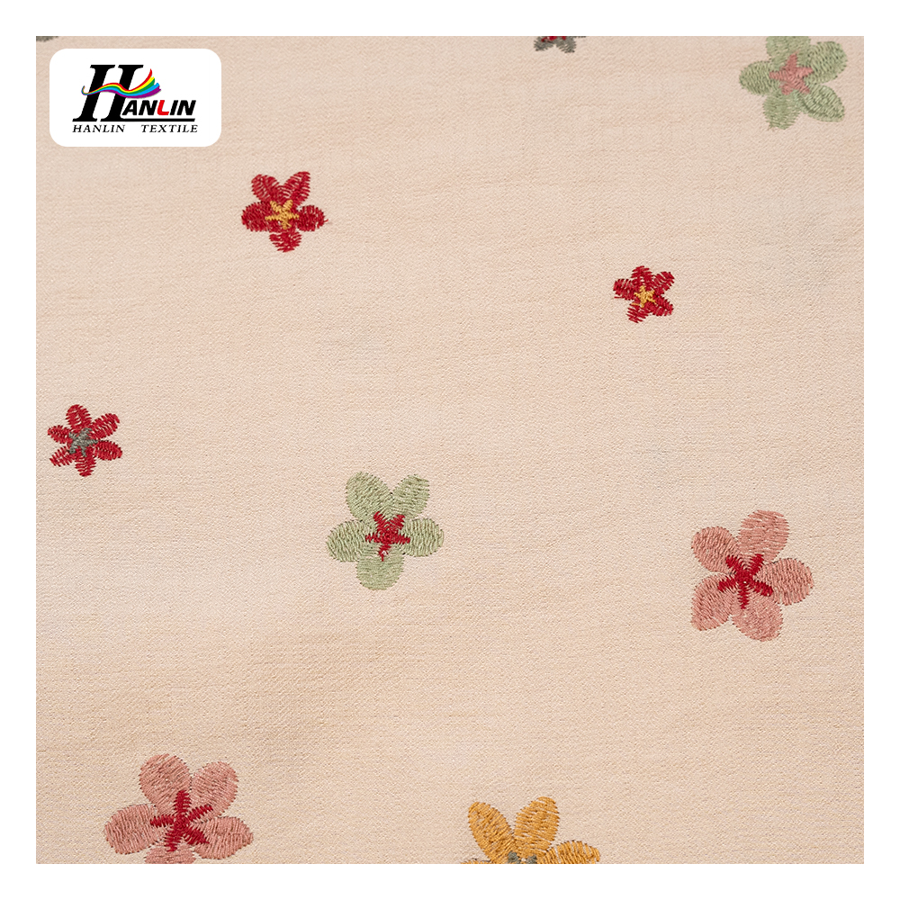 Nylon Rayon Embroidery Fabric for Dress