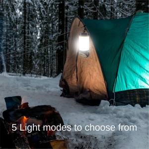 Lampe de camping LED étanche IP44, lampe de poche portable d'urgence pour l'extérieur avec poignée, intensité réglable, durée de vie de 50 000 heures - Product Image 3